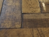 Antique French Oak Parquetry in Herringbone Pattern