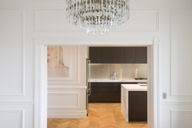 Antique Original French Oak in Herringbone Pattern