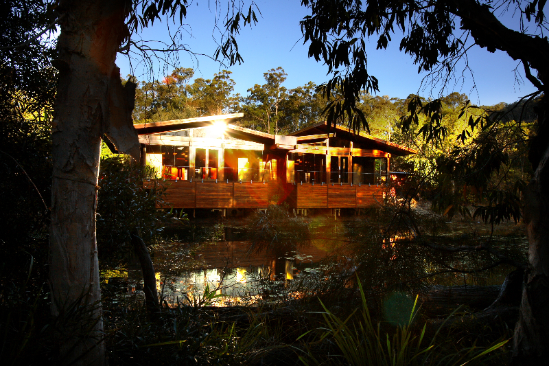 Gwinganna Lifestyle Retreat - Recycled Australian Post and Beams, Joinery, Cladding, Bluestone and Cobblestone