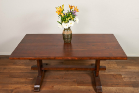 1.  Recycled Hardwood Table