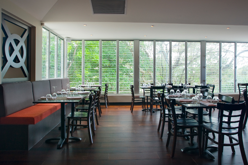 XO Restaurant - Raw New French Oak - Custom Stain