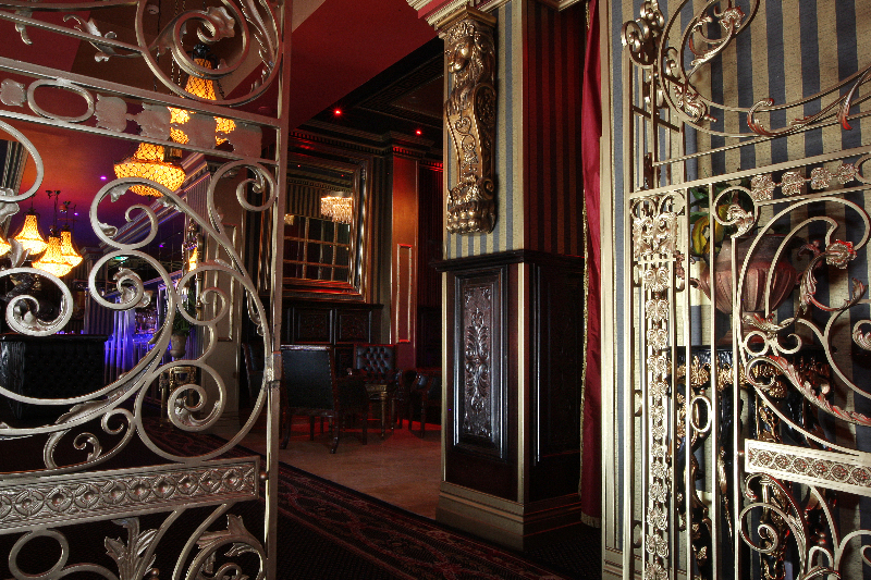 Zuri Lounge - Antique Iron and Antique Timber Panels